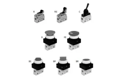 Válvulas Miniatura Manuales y Mecánicas 3-2