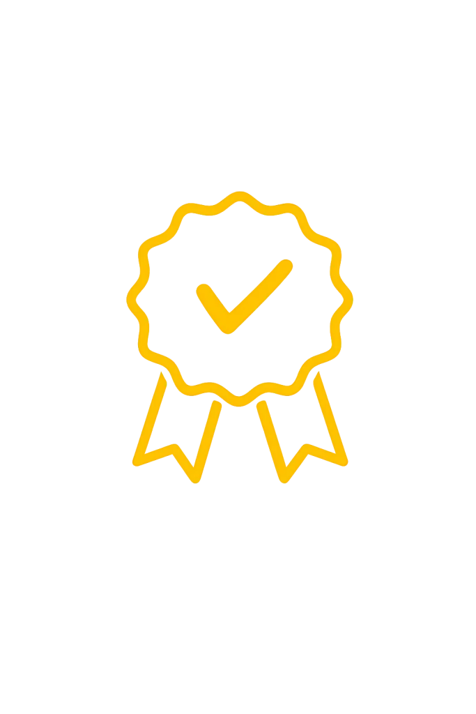 Cinta de premio dorada Cinta de premio dorada